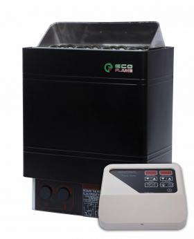 Электрокаменка для сауны и бани EcoFlame AMC 60-D 6 кВт + пульт CON4