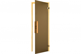 Дверь для бани и сауны Tesli  Lux Sateen  1800x700
