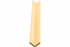 Уголок наружный липа 20*20 "Люкс", цельный 15х15х2000-3000мм